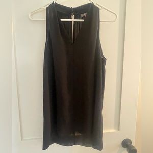 Vince Camuto Black V Neck Sleeveless Top